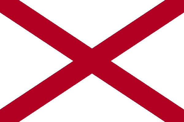 Flag of Alabama, United States