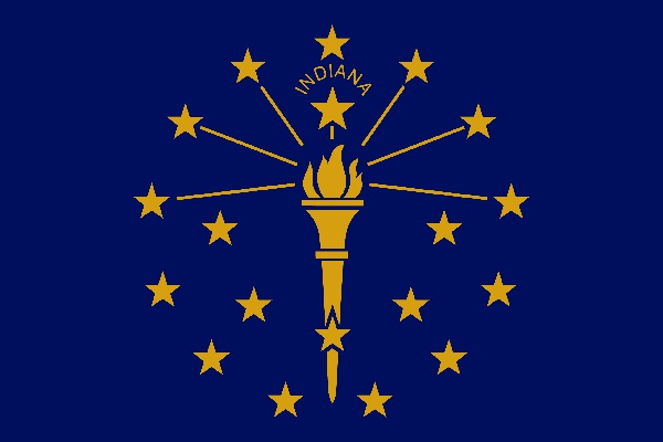 Flag of Indiana, United States
